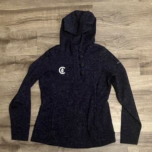 Columbia Women's Navy Cubs Hooded Sweater